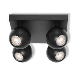 Osram - Spot SPHERAL 4xGU10/6W/230V negru