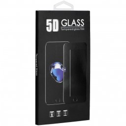 Folie de protectie Ecran OEM pentru Apple iPhone 11 Pro / XS / X, Sticla Securizata, Full Glue, 5D, Neagra