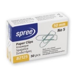 Set 5 x 50 Agrafe din Metal, Spree, nr. 5, 50 mm