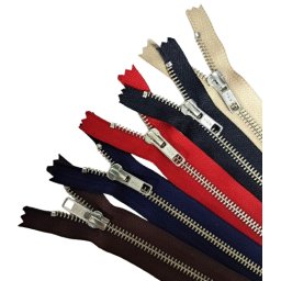 Fermoar metalic detasabil pentru jachete, pantaloni, pantofi, genti, spira metalica argintie #5 YKK