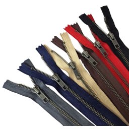 Fermoar metalic nedetasabil pentru imbracaminte sport, jachete, pantofi, genti, spira metalica culoare antic #5 YKK