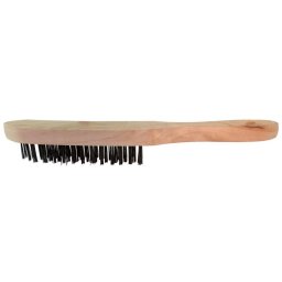 Perie din sarma de otel Strend Pro, 4 randuri, maner din lemn 29,7 cm