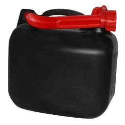 Canistra combustibil Strend Pro MAX 10 L, neagra, cu teava de turnare