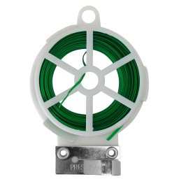 Sarma de legat Strend Pro 100 m, verde, plastifiata, cu taietor
