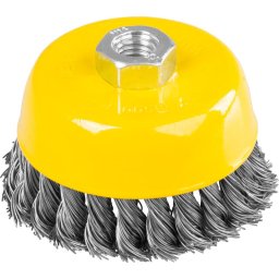 Perie cupa cu sarma torsionata Strend Pro TCB-500, 100 mm, M14