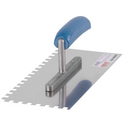 Gletiera zimtata din inox Strend Pro Premium, 280x130 mm, maner lemn