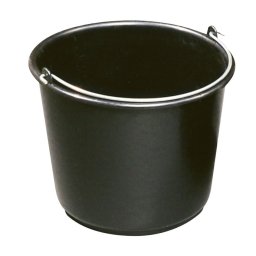 Galeata de constructii ReCycled 16 L din plastic rezistent, neagra