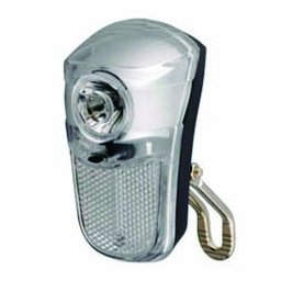 Far pentru bicicleta City cu 2 LED-uri albe Super Bright, 2 functii, catadioptri