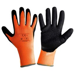 Manusi de protectie M3 marimea 10, textile cu latex pentru aderenta