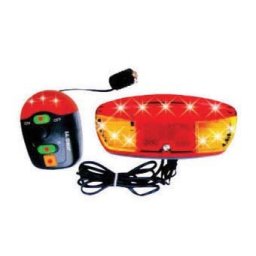 Semnalizare JY-208B cu 11 LED si 8 melodii pentru bicicleta si scuter