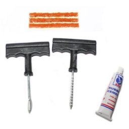 Kit reparatie pana pentru anvelope tubeless, cu maner din plastic