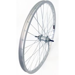 Roata spate bicicleta 24" aluminiu, 36H 14G, pentru anvelope 1.5–1.75