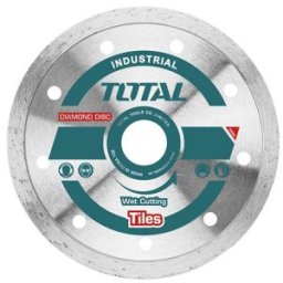 Disc diamantat continuu TOTAL 125 mm pentru gresie si faianta, taiere umeda