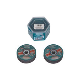 Set 50 discuri abrazive pentru taiere metal 115 mm, pentru polizor unghiular TOTAL