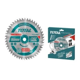 Panza circular TCT pentru lemn TOTAL 210x30 mm, 40 dinti, industriala