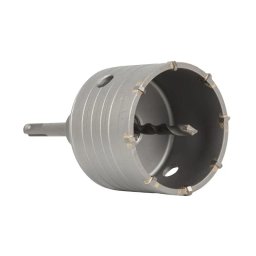 Carota vidia pentru beton TOTAL 80 mm, 8 lame TCT, cu adaptor 110 mm