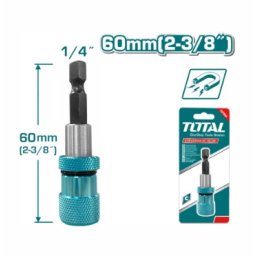 Prelungitor magnetic pentru biti TOTAL 60 mm, prindere 1/4