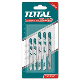 Set lame fierastrau pendular TOTAL pentru lemn, metal si aluminiu, 5 buc