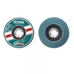 Disc abraziv cu zirconiu TOTAL 125x22 mm, granulatie P80 pentru slefuire fina