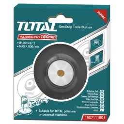 Disc de lustruit cu flansa TOTAL 180 mm pentru polizoare, prindere M14