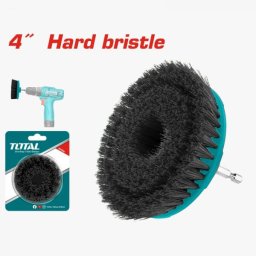 Perie pentru bormasina TOTAL 4" cu duritate ridicata, prindere 1/4" Hex
