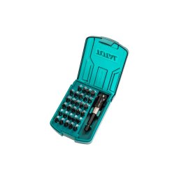 Set 29 biti de impact TOTAL cu adaptor magnetic si prelungitor, 25 mm