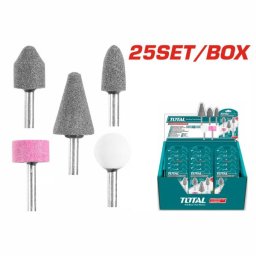 Set 5 accesorii pentru polizor drept TOTAL, pentru slefuire si polizare precisa