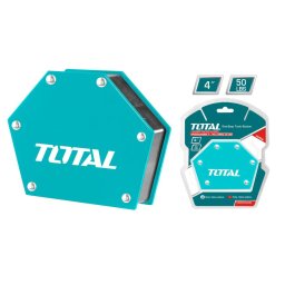 Coltar magnetic pentru sudura Total 4” (50 lbs) pentru unghiuri 45°/90°