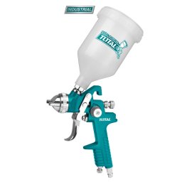 Pistol de vopsit HVLP Total Industrial, duza 1.4 mm, rezervor 600 ml