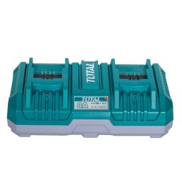 Incarcator TOTAL 20V cu 2 porturi pentru baterii, încarcare rapida 4A+4A