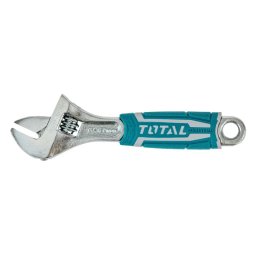 Cheie reglabila TOTAL Industrial 150 mm (6”) din CrV, deschidere 0–24 mm