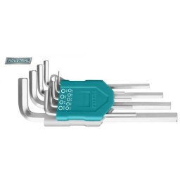 Set 9 chei imbus hexagonale extra lungi TOTAL, Cr-V, 1.5–10 mm