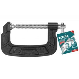 Clema tip G TOTAL 6 inch industriala din fonta, cu filet tip T