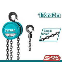 Macara cu lant TOTAL 1T, inaltime ridicare 3 m, lant simplu