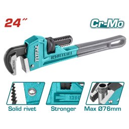 Cheie mops industriala TOTAL 24” (610 mm), deschidere max. 76 mm