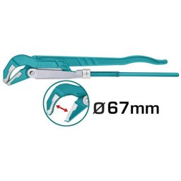 Cheie tip mops suedez TOTAL 67 mm (2,64”), unghi 45°, pentru sarcini grele