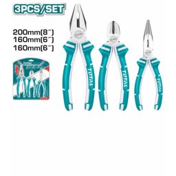Set 3 clesti TOTAL Super Select: patent 200 mm, taietor si varf ascutit 160 mm