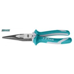 Cleste cu varf ascutit TOTAL 160 mm din otel Cr-V, maner TPR antialunecare