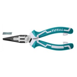 Cleste cu varf ascutit TOTAL Industrial 160 mm, otel Cr-V, maner TPR