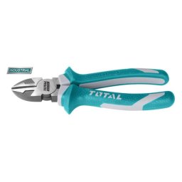Cleste taietor TOTAL 160 mm din otel Cr-V, maner ergonomic TPR (Industrial)
