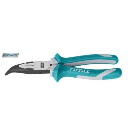 Cleste cu varf ascutit si curbat TOTAL Industrial, 160 mm, otel Cr-V