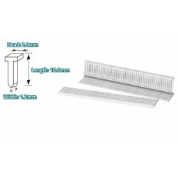 Cuie TOTAL 10 mm pentru pistol pneumatic, latime 1,2 mm – 5000 buc