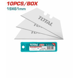 Set lame cutter TOTAL 61x19 mm, 10 bucati, rezerva pentru cutter