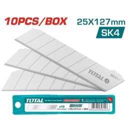 Set 10 lame pentru cutter Total 25x127 mm din otel SK4, pentru taieri precise