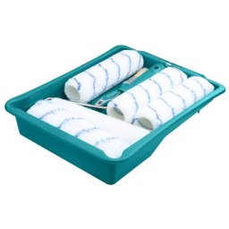 Set trafalet TOTAL 8 în 1 pentru vopsire interior si exterior, cu role si tava