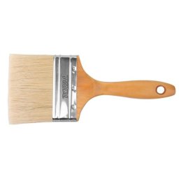 Pensula de vopsea TOTAL 100 mm cu maner din lemn, pentru finisaj uniform