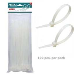 Set coliere de plastic TOTAL 9x800 mm, Nylon 66 (PA66), 100 bucati