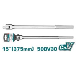 Prelungitor flexibil TOTAL Industrial 375 mm din otel Cr-V pentru chei tubulare