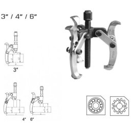 Extractor rulmenti cu 3 brate TOTAL 3” industrial, 3000 kg, Cr-V