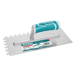 Gletiera crestata TOTAL din inox, 280x130 mm, dinti 10x10 pentru placari